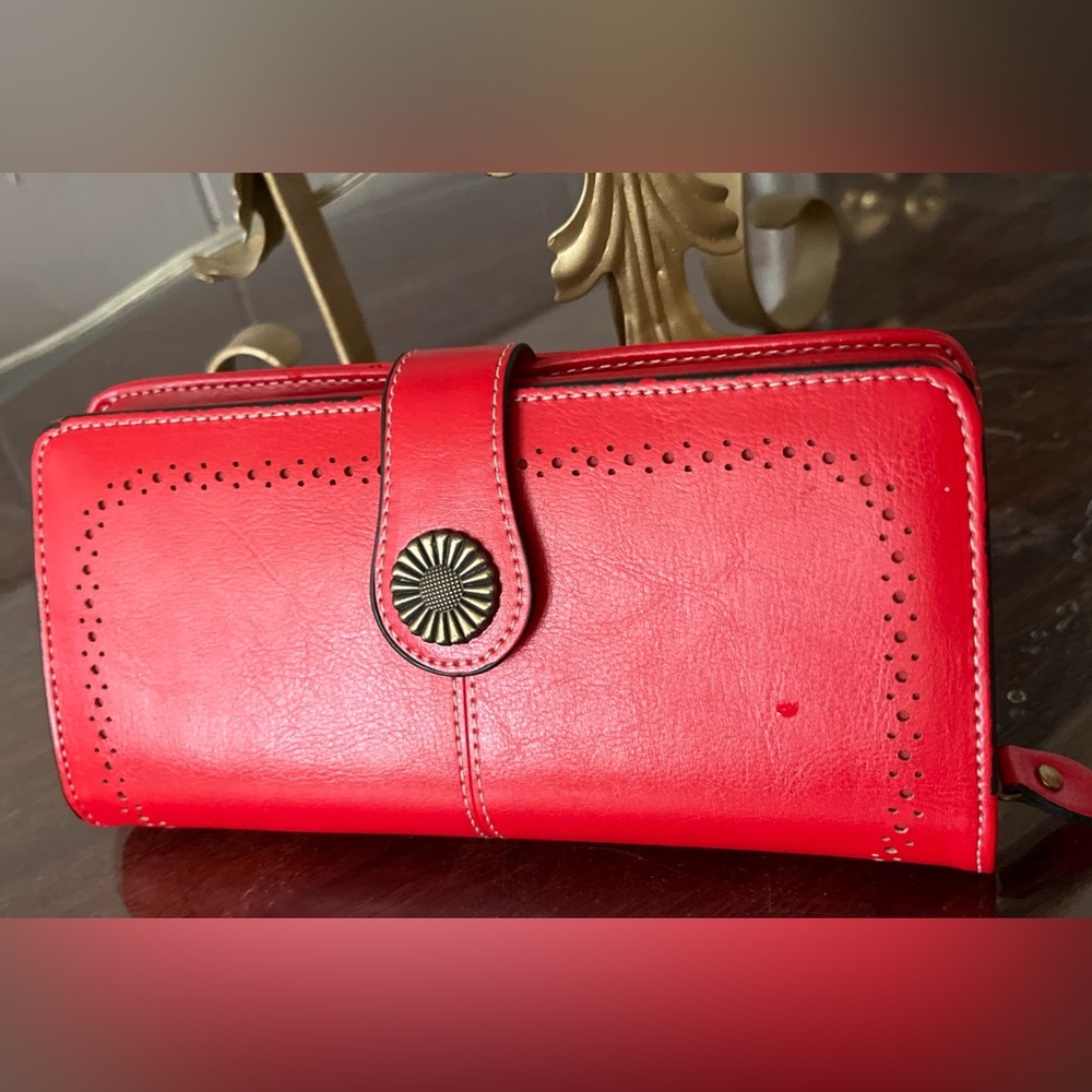Elegant Women's Deep Pink Genuine Leather will carry everything Wallet